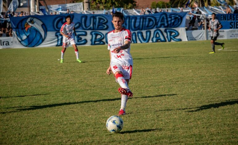 Exciting soccer game capturing players in action on a sunny day.