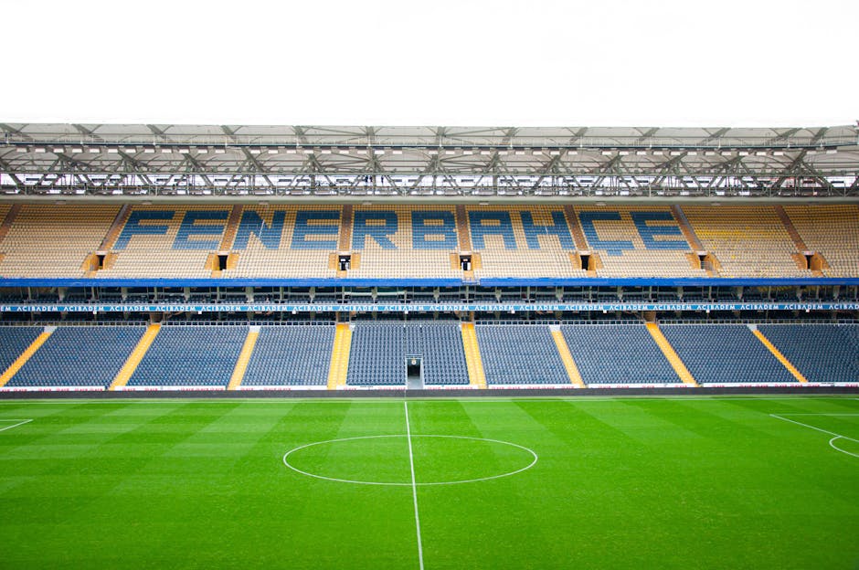 Fenerbahçe Stadium showcasing empty stands and a pristine green field.